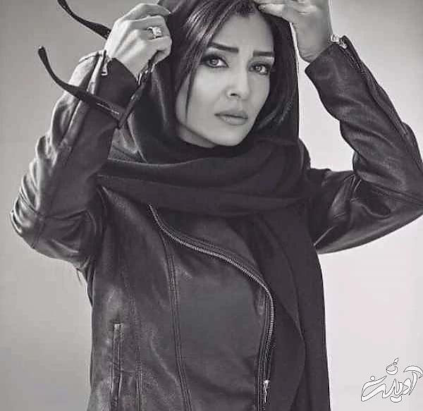 ساره بیات هیکل لوندش را به رخ کشید + عکس با کت چرم و کوتاه